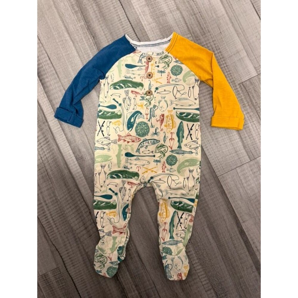 Mudpie golf one piece outfit baby boy